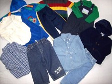 BOY 18 M: COOL WEATHER 12-Pc LOT: TCP DENIM SHIRTS JEANS; LONGALLS; JACKETS