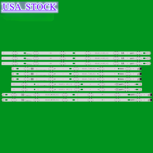 For LG 60UJ6300 60UJ6050 60UJ634V Led strips(10) 17Y 60inch_A-Type 60UJ63_UHD - Picture 1 of 4