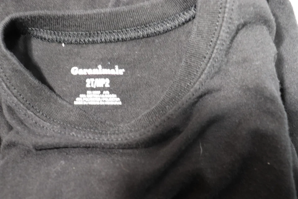 Conjunto Conjunto Conjunto Hombre Garanimals Negro Manga Corta Camiseta Gris Coche Pantalones 2T Foto 3 de 3