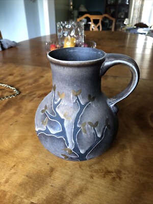 Ceramano 60s Vase  Sylt 96 Hans Welling WGP ? Modernist Artpottery Krug 