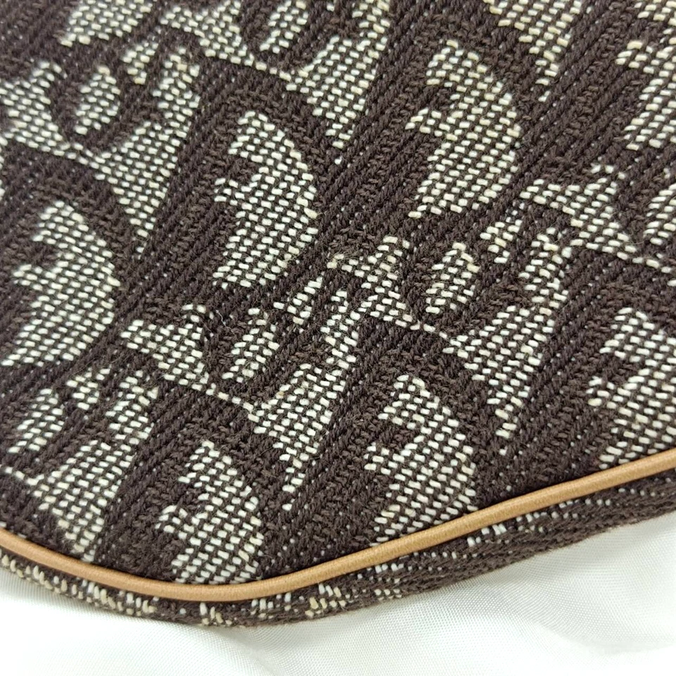 Christian Dior Wallet Coin Purse Brown Canvas Trotter with inner Bag and Card - Image 2 of 4