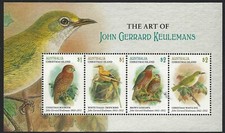 2018 Christmas Island SG#879 Art of John G Keulemans mini sheet Mint MUH MNH