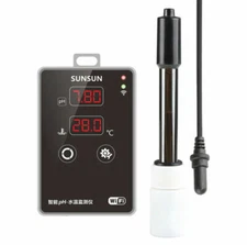 Aquarium PH Test Pen Tester WIFI Measurement PH Value Meter Thermometer APH-300