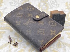 Louis Vuitton Vintage Kiss Lock Logo Monogram Wallet