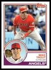 2015 Topps Archives Baseball Card Mike Trout NM Los Angeles Angels #250
