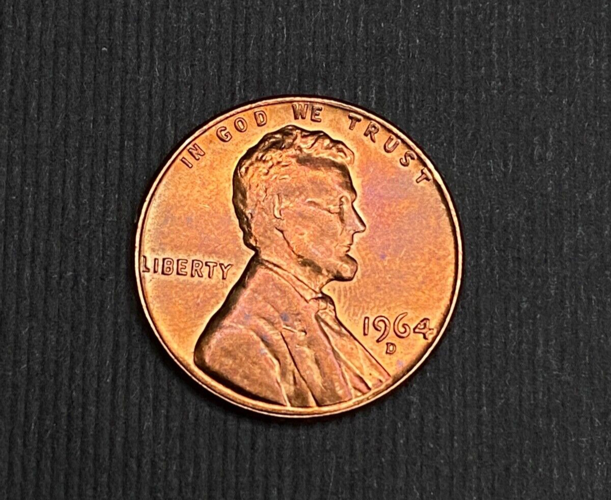 1964 D Lincoln Memorial Penny. Rare! L in Liberty on the rim error