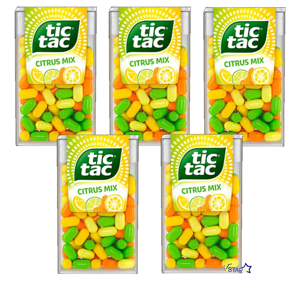 Tic Tac Variety Flavour Orange Mint Fruit Cherry Cola Etc Sweets