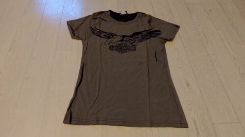 T-Shirt von Harley Davidson Damen Größe Adler M  grau-braun - Bild 1 von 5