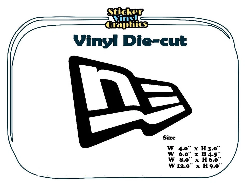 New Era Logo stickers decal - Image 2 of 2