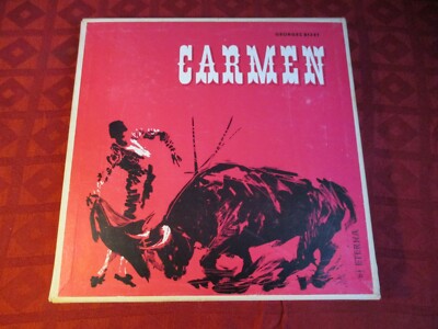 4LP Box SONA CERVENA Bizet Carmen 1st/p MONO ETERNA DDR 1960