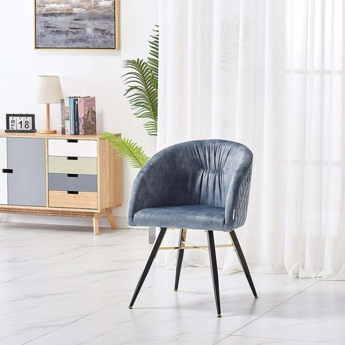Vittorio LUX Velvet Dining Chair with Padded Seat | Tufted | Modern Retro Chair - Picture 4 of 79