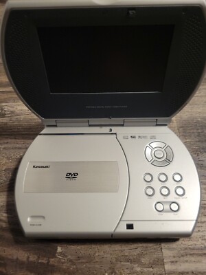 Kawasaki Portable DVD Player PVS 166W Silver No Cords Untested | eBay