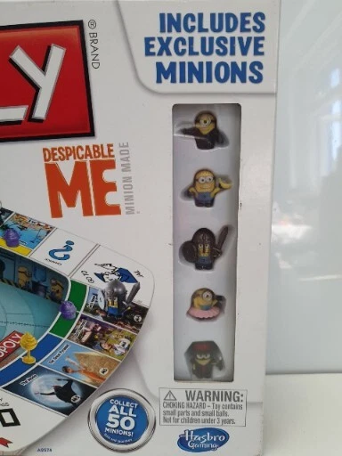 MONOPOLY DESPICABLE ME Board Game EXCLUSIVE MINIONS Excellent Condition - Image 2 of 4