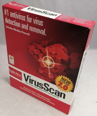 McAfee Virus Scan 7.0 Box Set Software P/N: NAI-595-0003-1