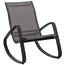 Patiopost Sling Glider Outdoor Patio Chair Textilene Mesh Fabric Black For Sale Online Ebay