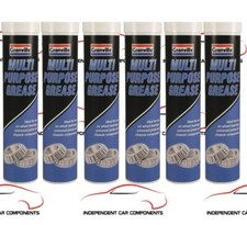 6x Granville 0122 Multi Purpose Cartridge Grease - 400g Cartridge Tube LM2