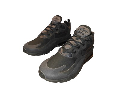 Nike Air Max 270 React Triple Black Mens Size 9 Running Shoes AO4971-003