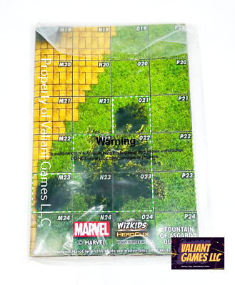Marvel Heroclix Fountain of Asgard Map Hammer of Thor Set