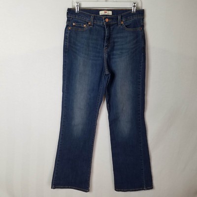 Levi's 512 Women's Perfectly Slimming Boot Cut Blue Denim Jeans Size 12 (30x31)