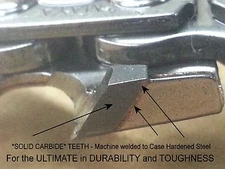 SOLID CARBIDE 404" x 080 Chainsaw Semi-Chisel Type 18 Harvester Chain ANY LENGTH