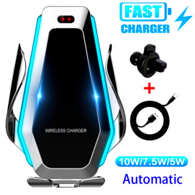 Cargador Rapido Inalambrico para Telefonos Cell en el Auto Coche Charger For Car