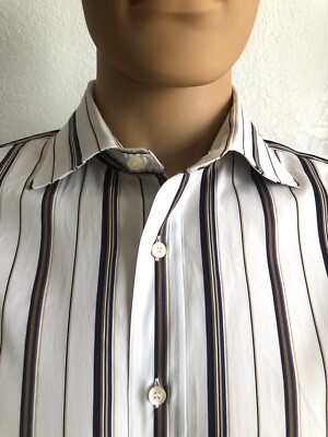 Chemise Homme ETRO Milan ~ Taille 44 EU / 2XL-3XL ~ Coton ~ Neuve Avec étiquettes ~ Fabriquée En Italie