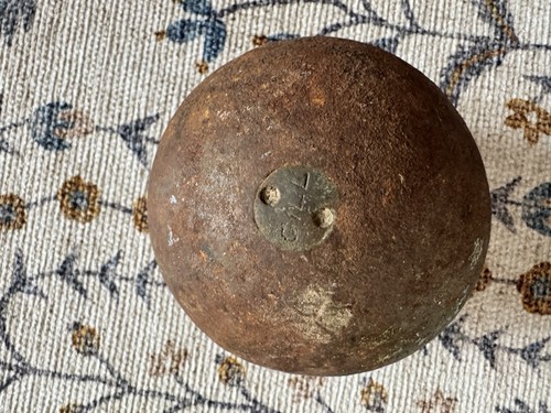 ANTIQUE VINTAGE GILL ATHLETICS 11 Lb SOLID  SHOT PUT BALL