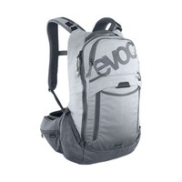 Evoc Trail Pro 16L Mit RüCkenprotektor Grau Transport