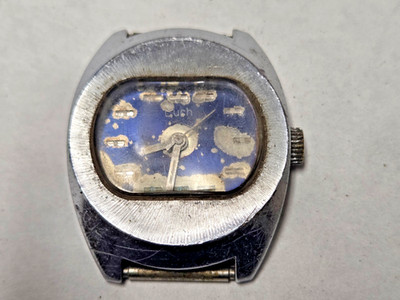 Russian Wristwatch Watch Luch . Made in Belarus . Not working for parts .