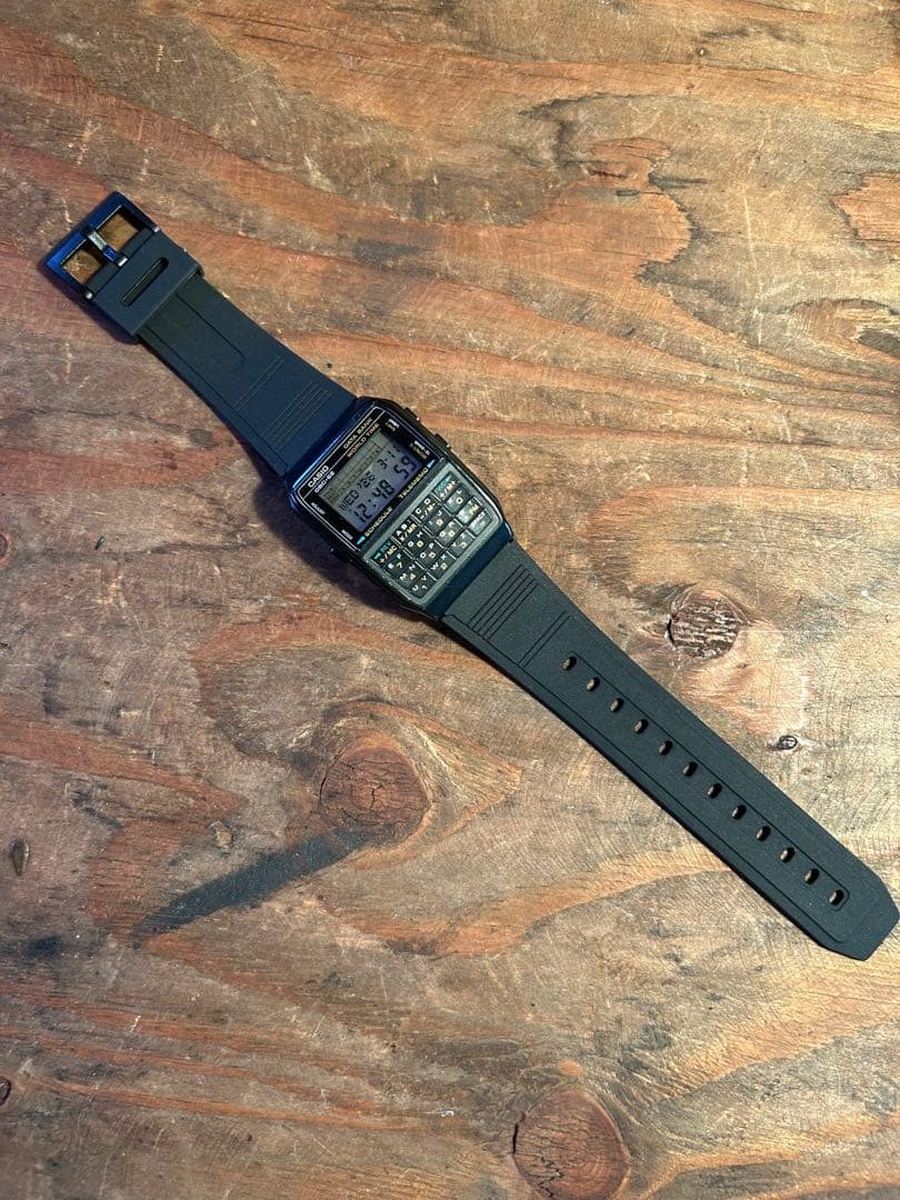 CASIO DATA BANK DBC-62 Vintage Calculator Watch Tested Retro Style