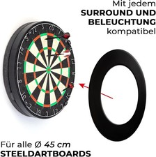 Dartboard Muffler Sound Insulation Diameter 45 Cm For Steel Darts Table 2 Tlg Dartboard Muffler Sound Insulation Diameter 45 Cm For Steel Darts Table 2 Tlg