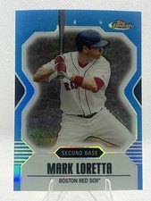 Mark Loretta 2007 Finest #96 Blue Refractors Boston Red Sox