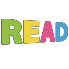 Colorful Classroom Reading Poster Decorations Reading Bulletin Board Read Sig...