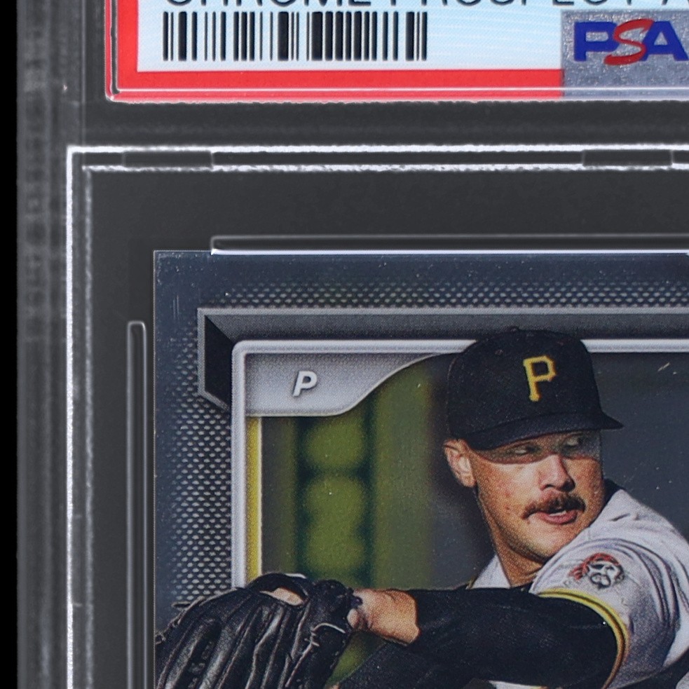 2024 Bowman Paul Skenes #CPA-PS PSA 8 RC Chrome Prospect Autograph Baseball AUTO view 4