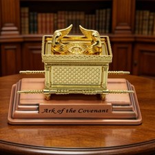 Bundeslade Goldfarben Wohndekoration Gittermuster