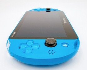 Sony PS Vita PCH-2000 PCH 2000 Console Aqua Blue Complete in Box - Excellent