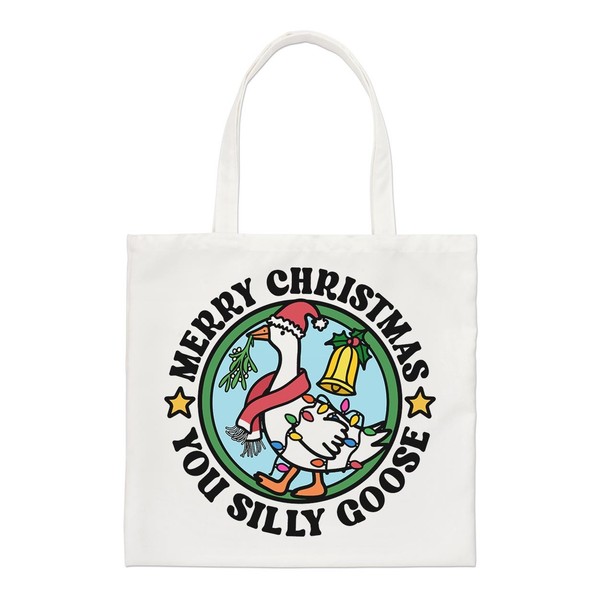 Merry Christmas You Silly Goose Regular Tragetasche Geschenk Lustig Witz Einkauf-image