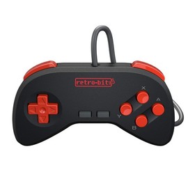 Retro-Bit RetroDuo Dual 2-in-1 Retro Console for SNES & NES Games - Red/Black