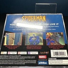 Spider-Man (PlayStation 1 PS1) Complete CIB Tested Working with Reg