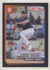 2020 Topps Total Black 5/5 Spencer Turnbull #607 1c7