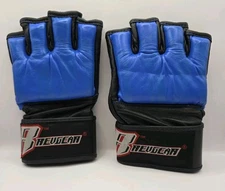 REVGEAR Challenger Blue MMA Boxing Grappling Gloves Size Large - New Old Stock