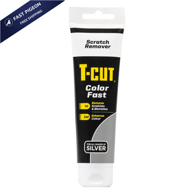 T-Cut Color Fast Silver Car Wax Polish Scratch Remover 5.3 oz, 
