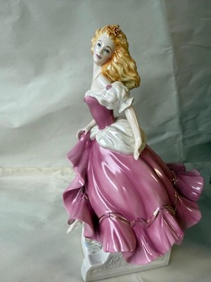 1988 Franklin Mint Fine Porcelain Cinderella Figurine by Gerda Neubacher 10''