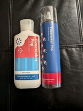 Bath  Body Works FIRECRACKER POP Fine Fragrance Mist  Body lotion SET of 2 NEW