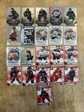 Lot Of (21) 2023-24 Upper Deck SP Authentic Hockey Lot, Inserts, Limited Red, FX