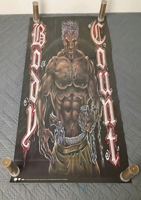 100% Authentic Vintage 1992 Body Count ''Cop Killer'' Original Subway / Record...