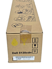 Genuine Dell 5130CDN Yellow High Yield Toner Cartridge T222N - New - Sealed