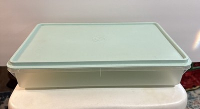 TUPPERWARE Cold Cut Keeper Snack Stor Large 9x13 Teal Blue 5346