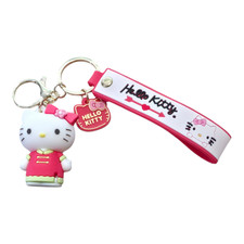 Hello Kitty Keychain Charm 3D Backpack Purse Zipper Charm Brand New Free Ship