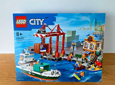 LEGO 60422 LE PORT ET LE NAVIRE MARCHAND CITY SET NEUF